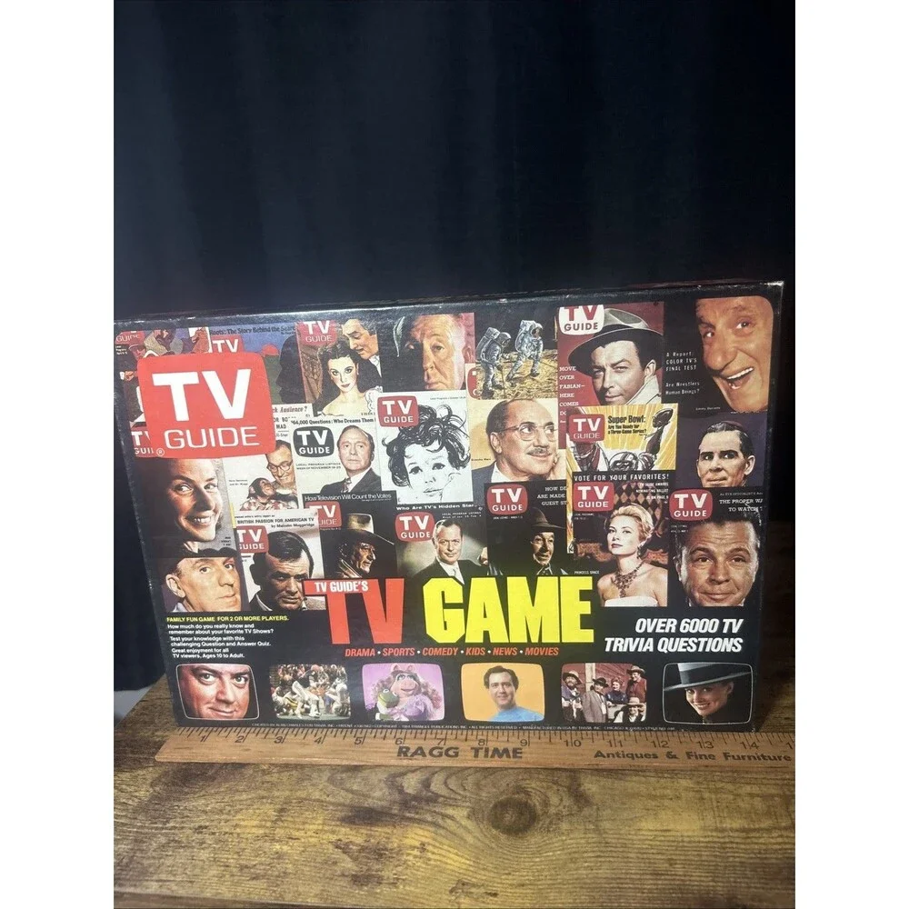 1984 TV Guide's TV Board Game Vintage Classic 6000 Trivia Questions  2 + Players